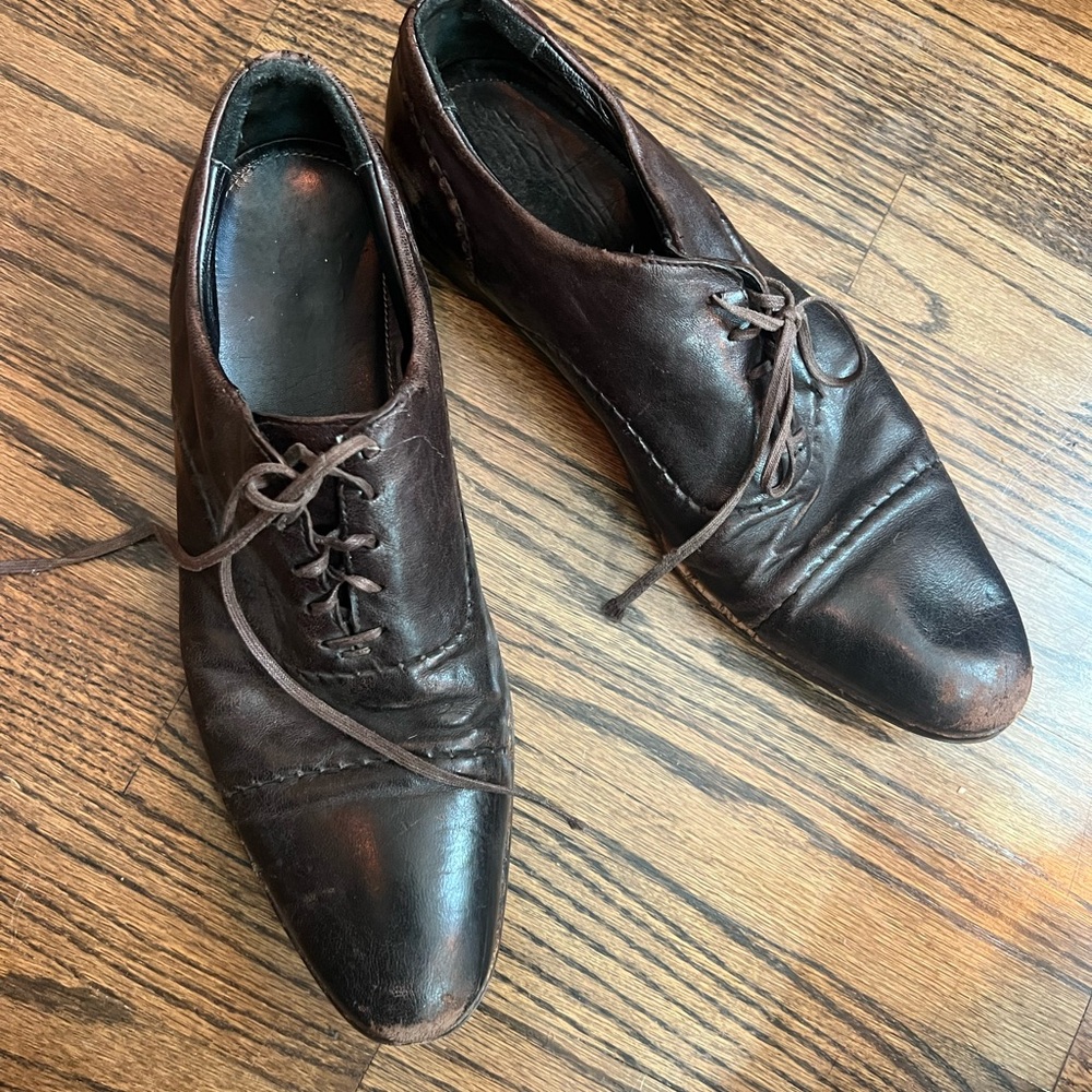 Classic Brown Leather Men's Shoes